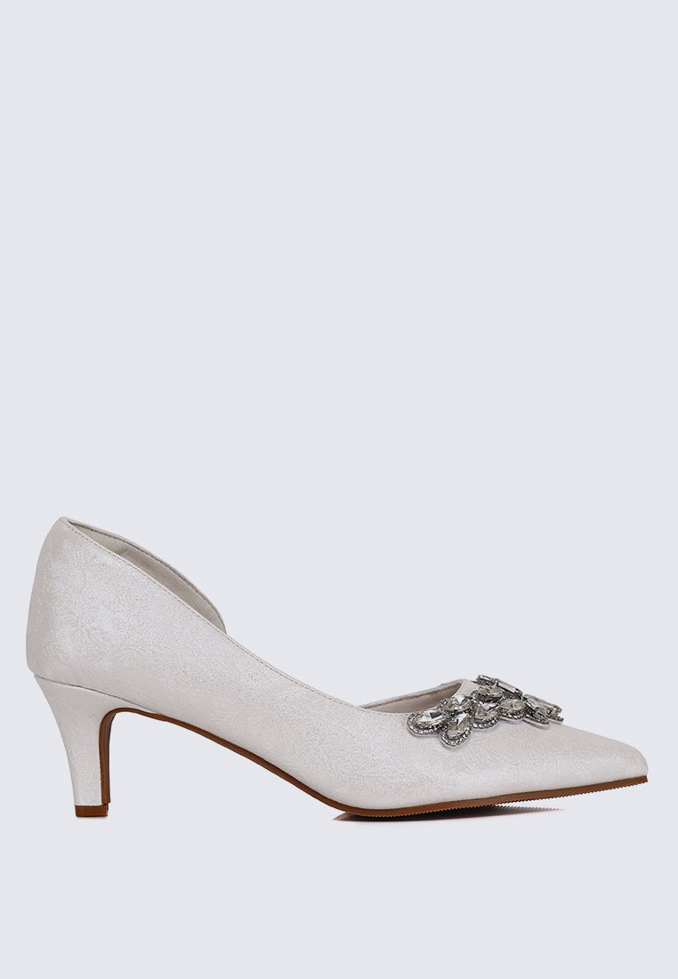Mirelle Comfy Heels In Ivory
