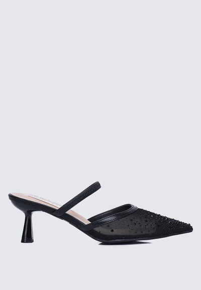 Amelia Comfy Heels In Black