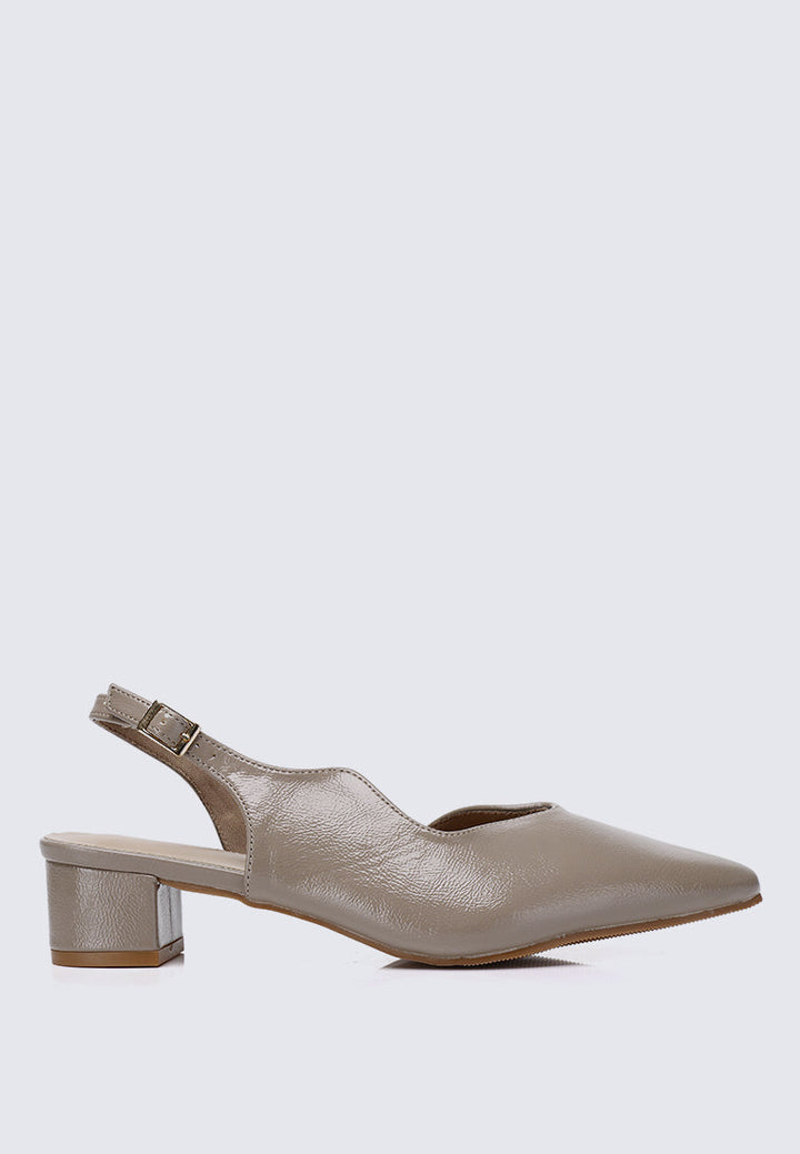 Linnea Ultra WideFit Comfy Heels In Taupe