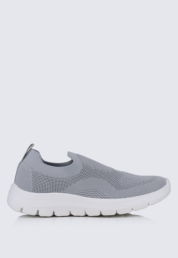WalkEase Comfy Sneakers In Grey
