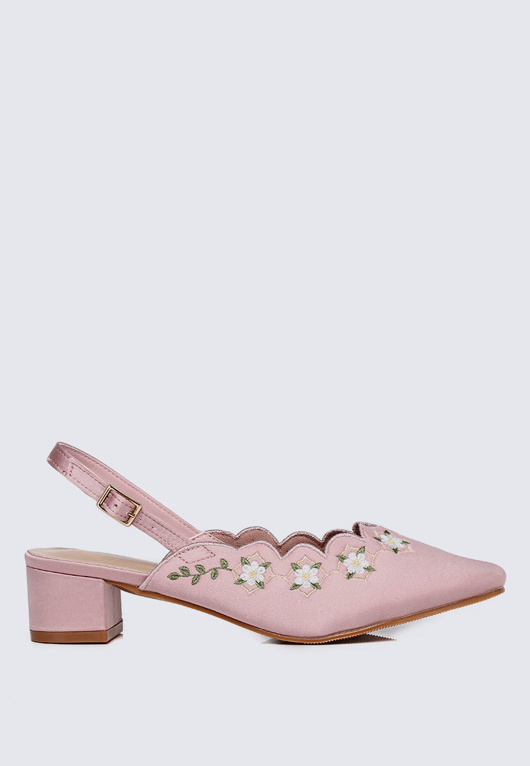 Anastasia Comfy Heels In Pink