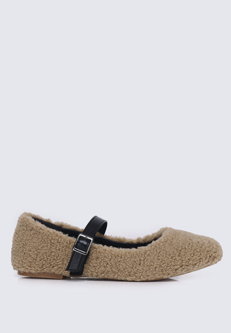 Margot FlexFit Comfy Ballerina In Beige