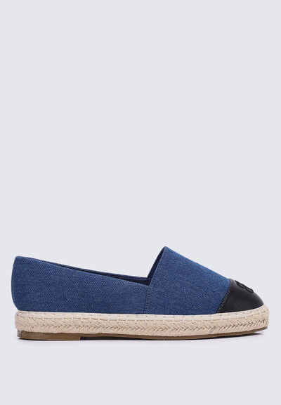 Britney Comfy Espadrilles In Navy