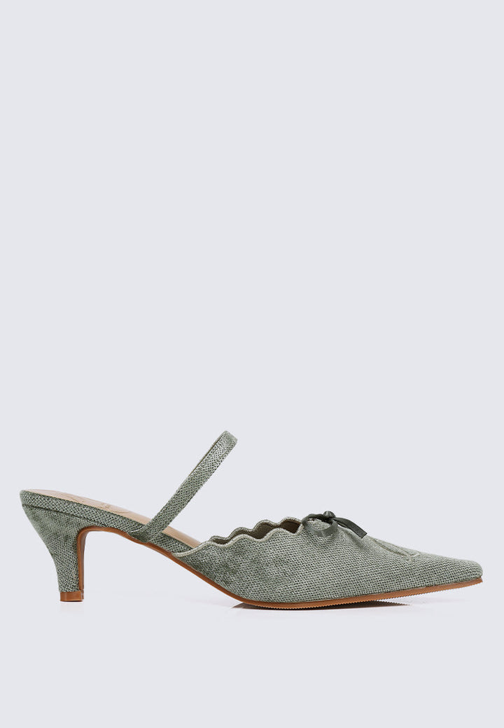 Lisbeth Comfy Heels In Green