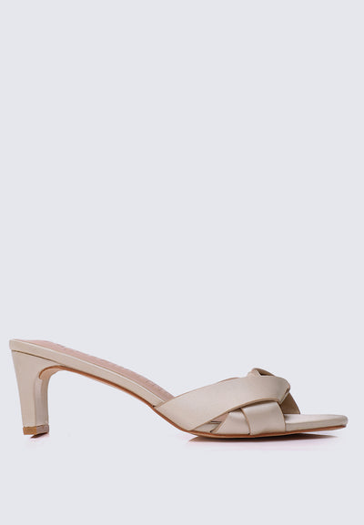 Anne Comfy Heels In Nude