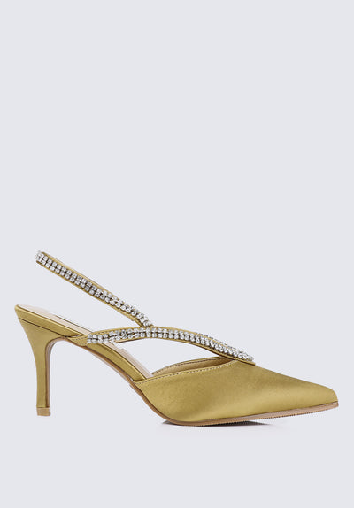 Abigail Comfy Heels In Taupe