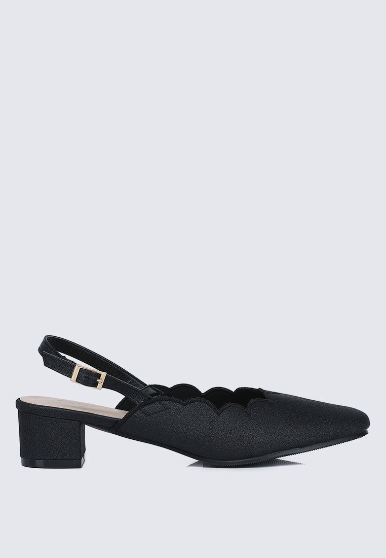 Lizzy Comfy Heels In Black