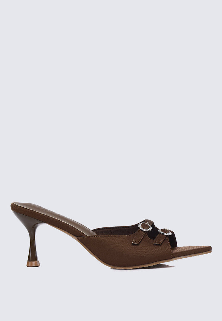 Vivara Comfy Heels In Coffee