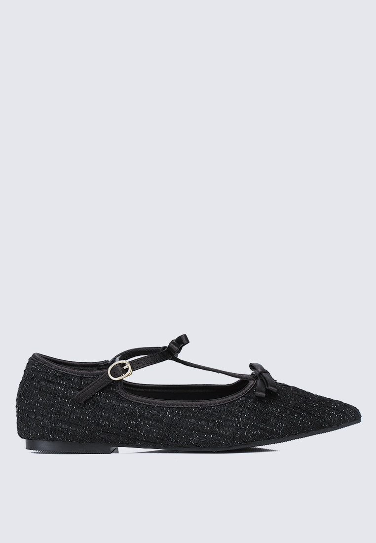 Adelaide Comfy Ballerina In Black
