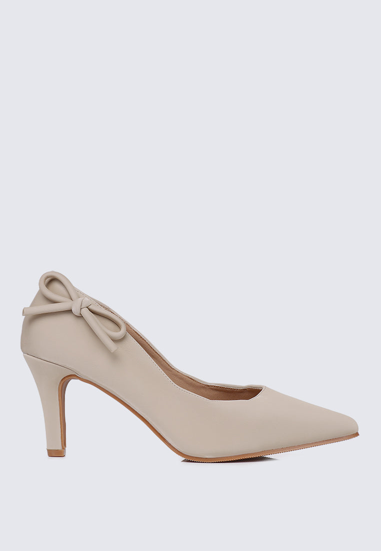 Misha Comfy Heels In Nude