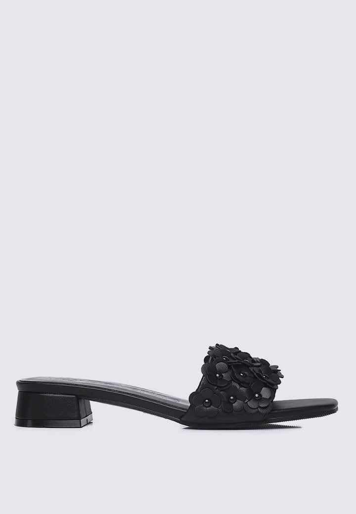 Corinne Comfy Sandals In Black