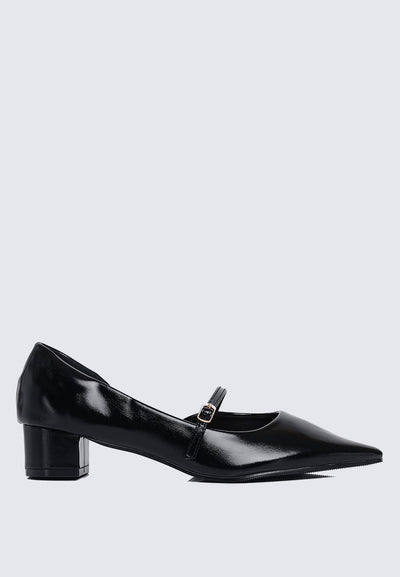 Catherine Ultra WideFit Comfy Heels In Black