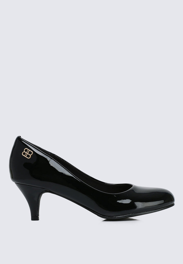 Cindy WideFit Comfy Pumps In Black