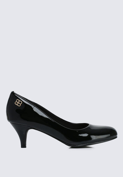 Cindy WideFit Comfy Pumps In Black