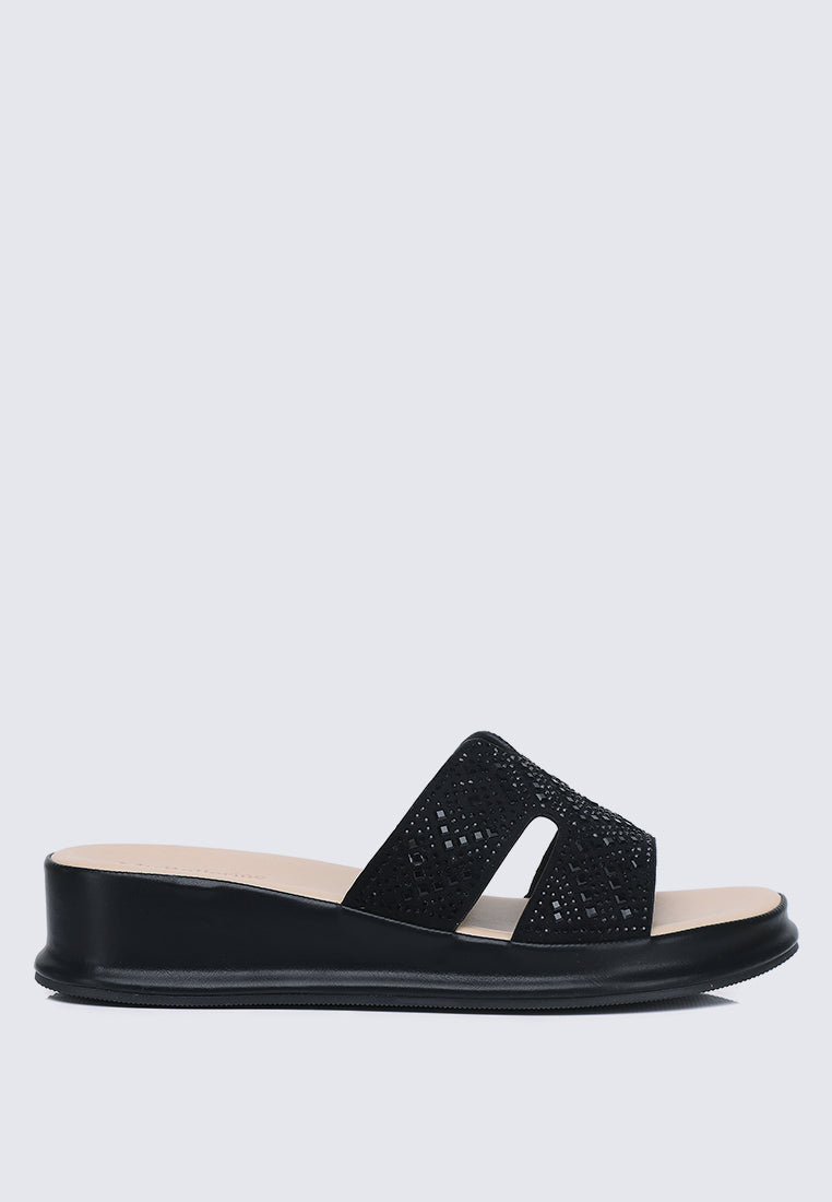 Gentle Feet Comfy Wedges In Black