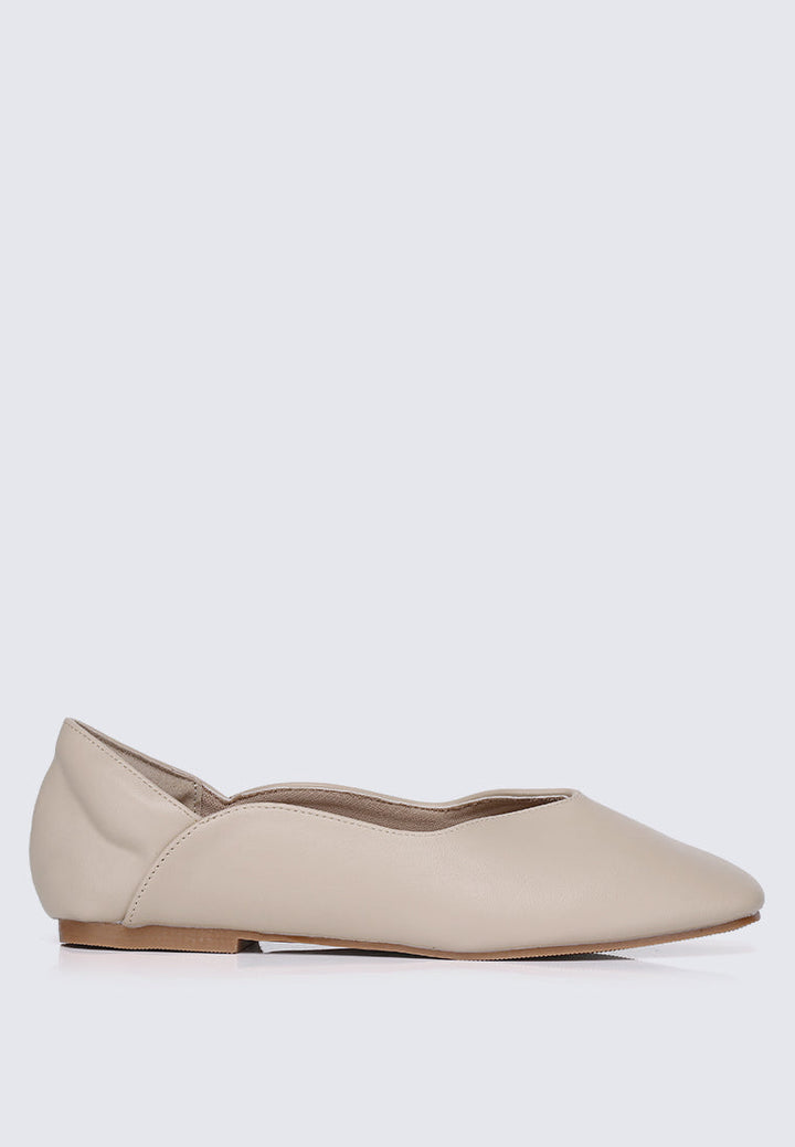 Etta Comfy Ballerina In Almond