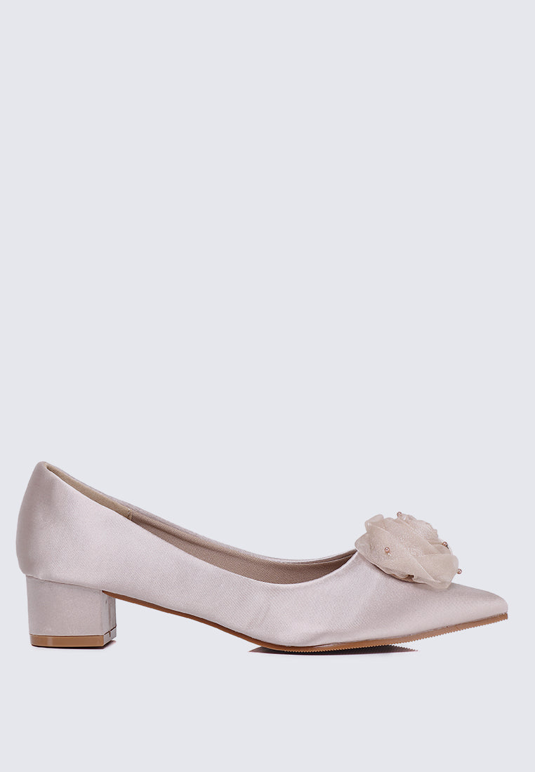 Sereia Comfy Heels In Champagne