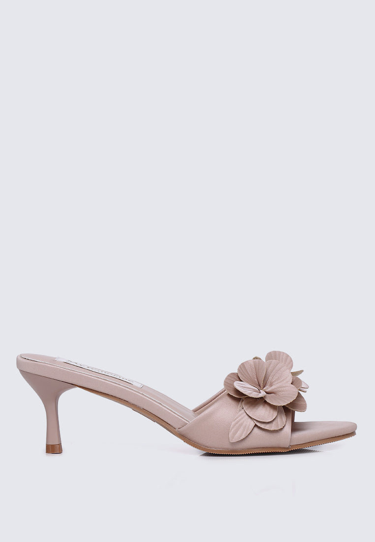 Anneliese Comfy Heels In Nude Pink