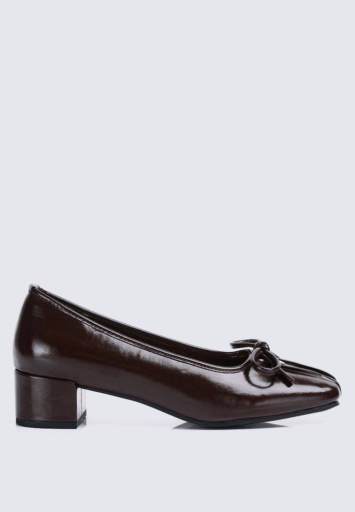 Estelle Comfy Heels In Espresso