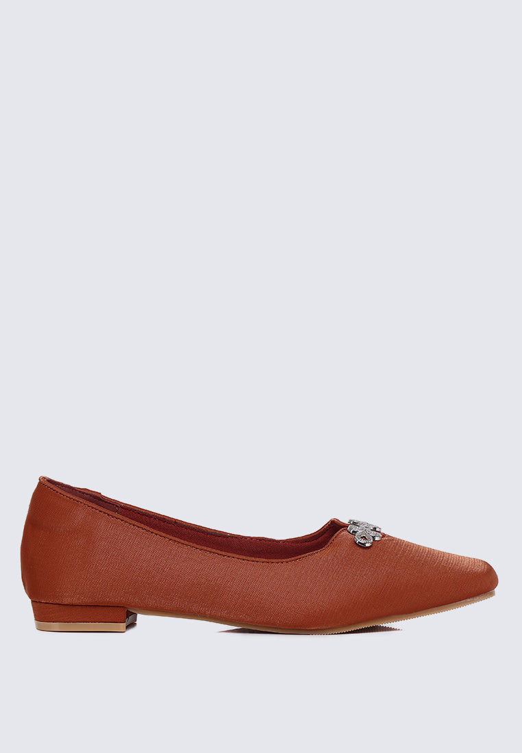 Anvera Comfy Ballerina In Cinnamon