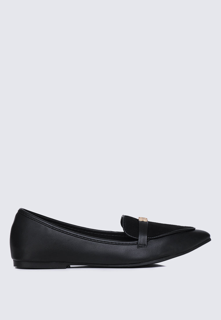 Choco Souffl¨¦ Comfy Loafers In Black
