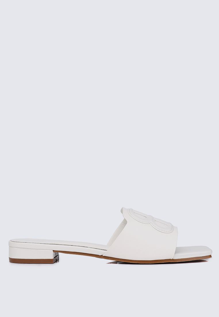 Michelle Comfy Sandals In White