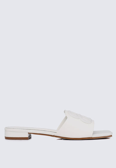 Michelle Comfy Sandals In White
