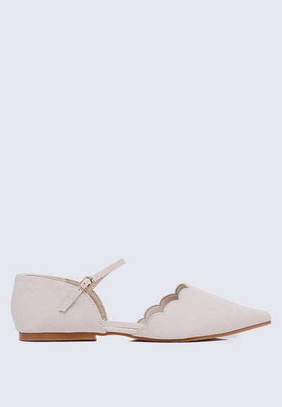 Azzurra Comfy Ballerina In Nude