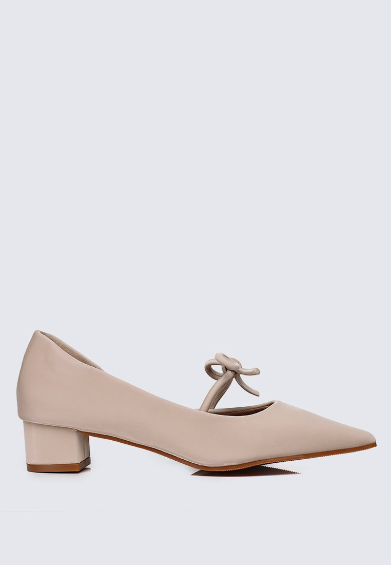 Vivienne Comfy Heels In Nude