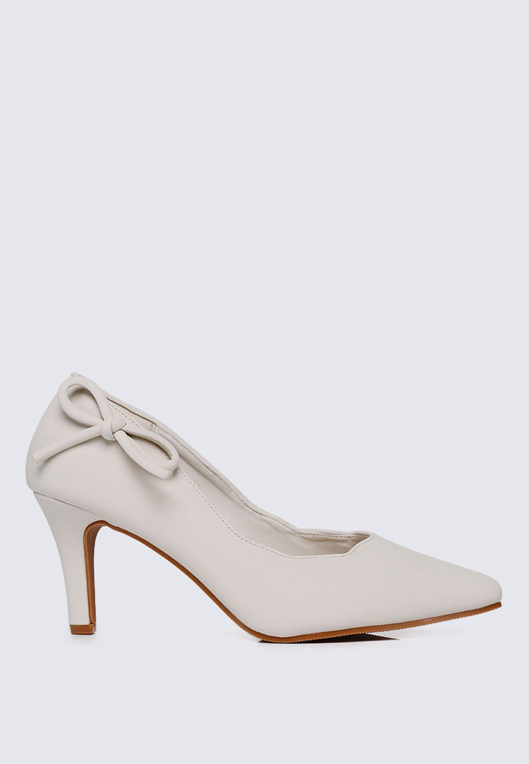 Misha Comfy Heels In Ivory
