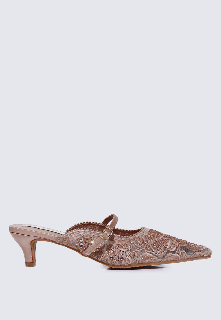 Améa Comfy Heels In Dusty Pink