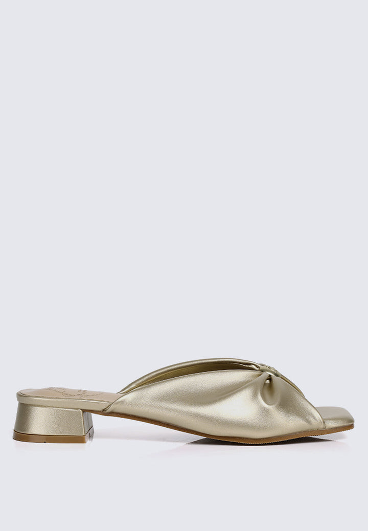 Mabelle Comfy Sandals In Gold