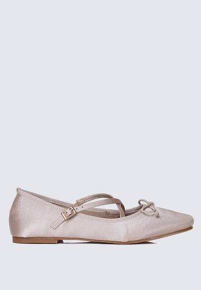 Erino Comfy Ballerina In Nude Pink