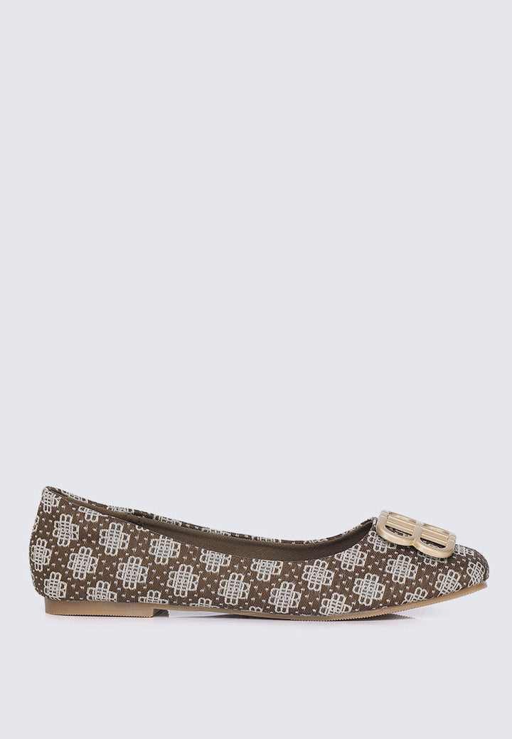 Melati Comfy Ballerina In Espresso