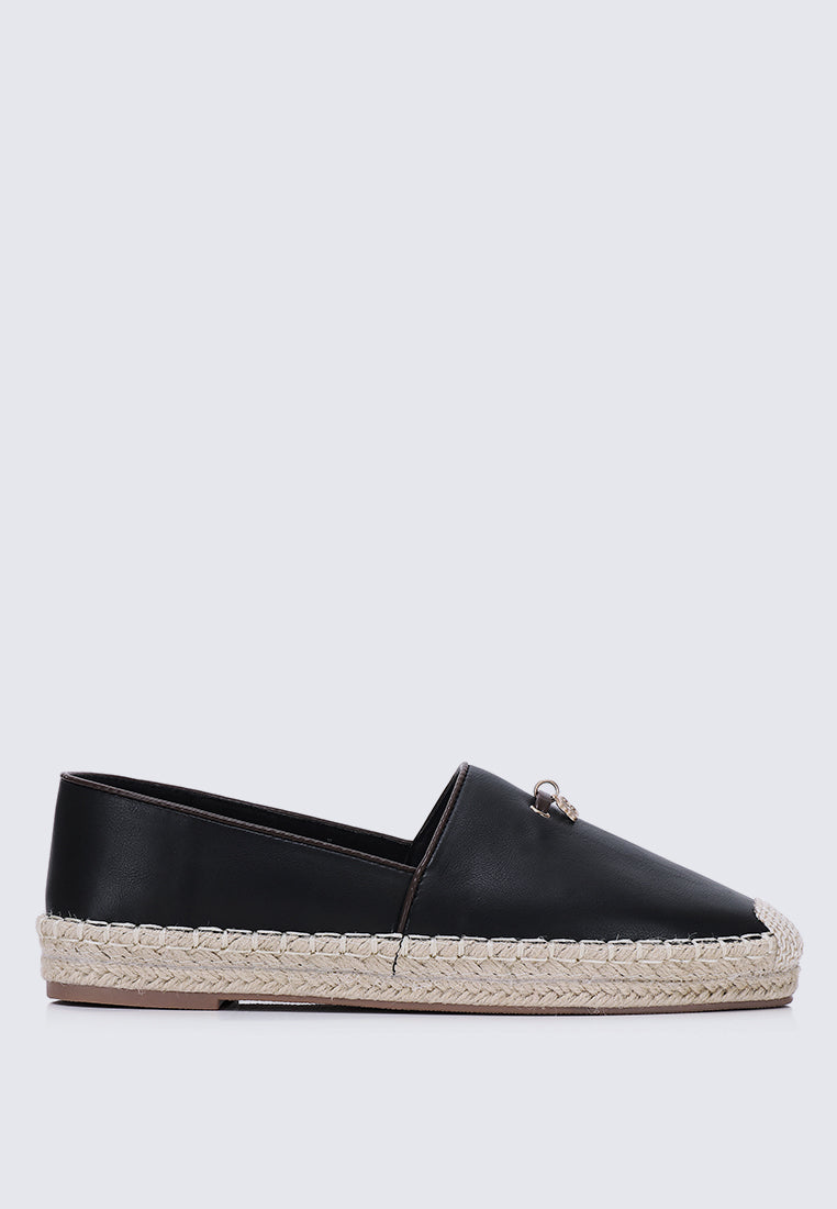 Roberta Comfy Espadrilles In Black