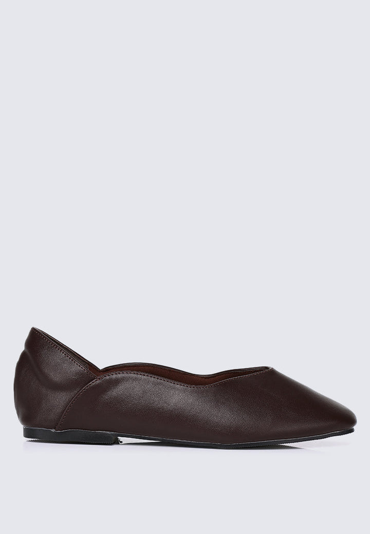 Etta Comfy Ballerina In Espresso