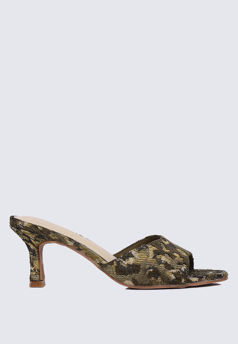 Aristea Comfy Heels In Coffee