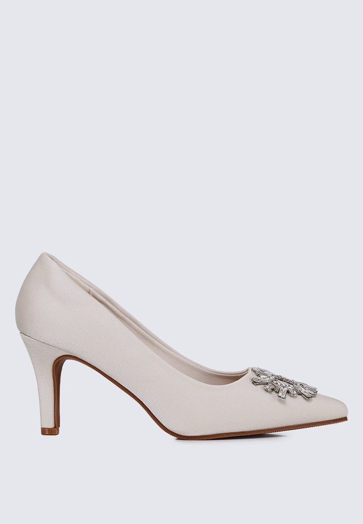 Heartina Comfy Heels In In Ivory