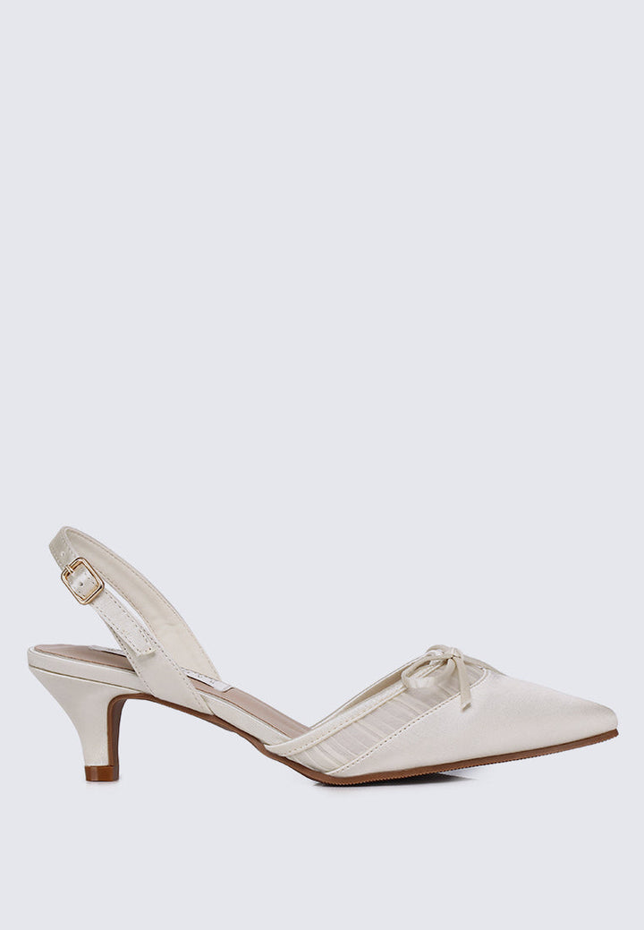 Ivelle Comfy Heels in  Ivory