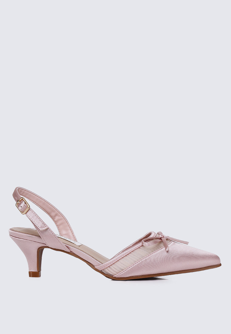 Ivelle Comfy Heels in Pink