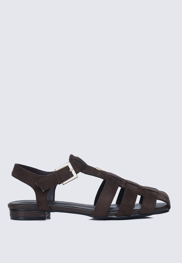 Choco Mousse Comfy Sandals In Espresso