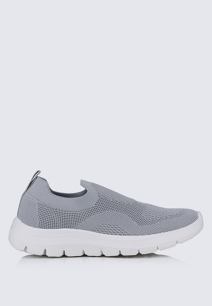 WalkEase Comfy Sneakers In Grey