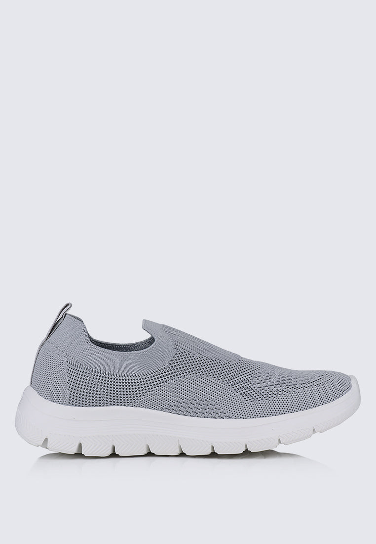 WalkEase Comfy Sneakers In Grey