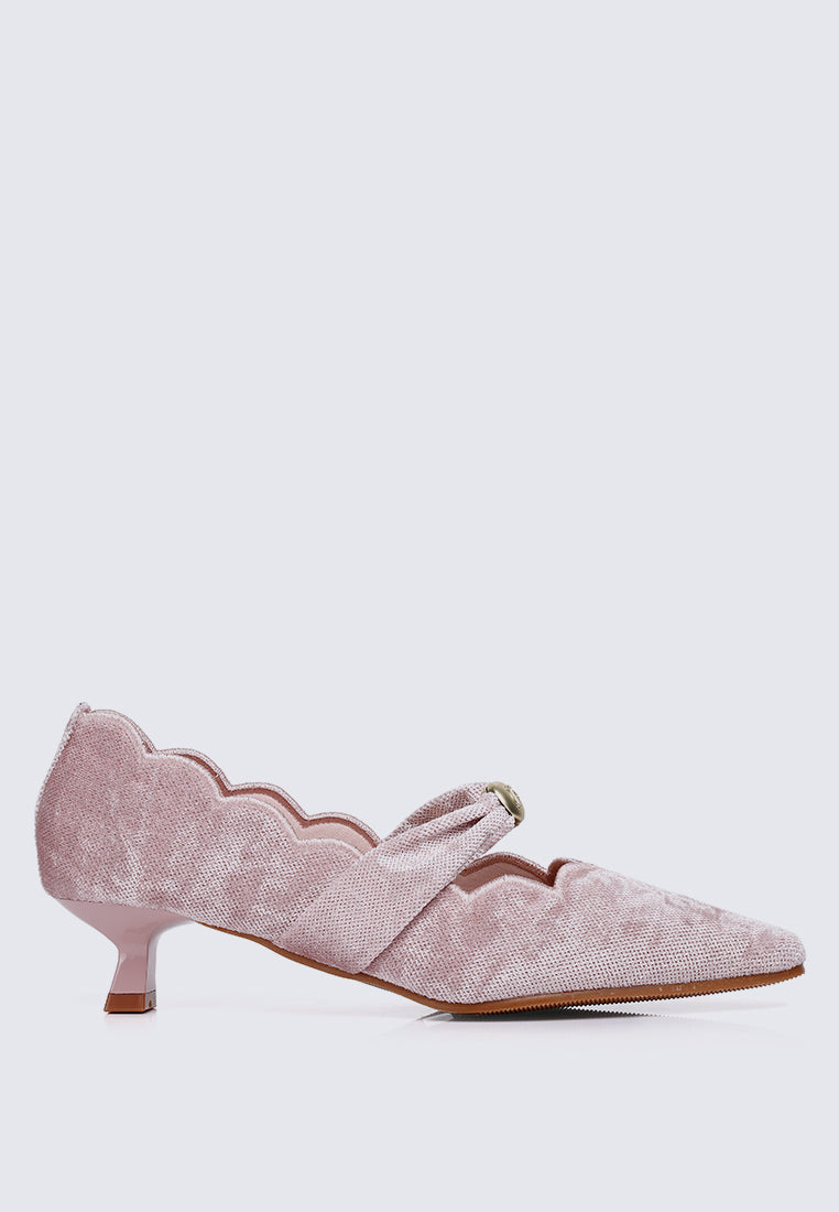 Sarah Comfy Heels In Pink