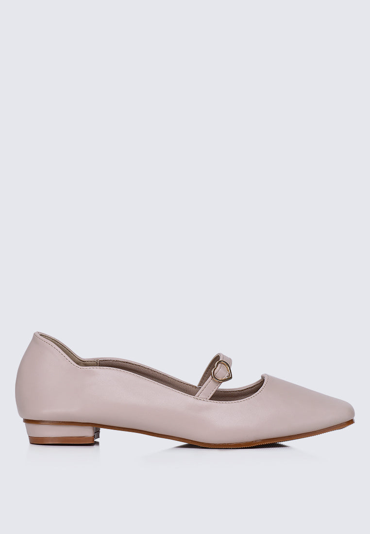 Romans' Cupid Comfy Ballerina In Nude