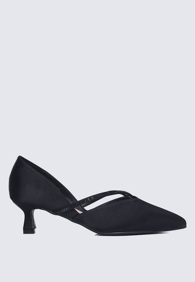 Whitney Comfy Heels In Black