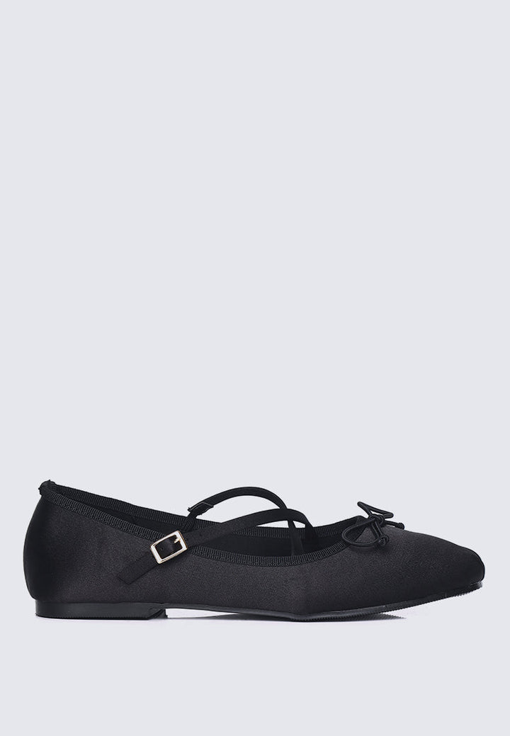 Erino Comfy Ballerina In Black