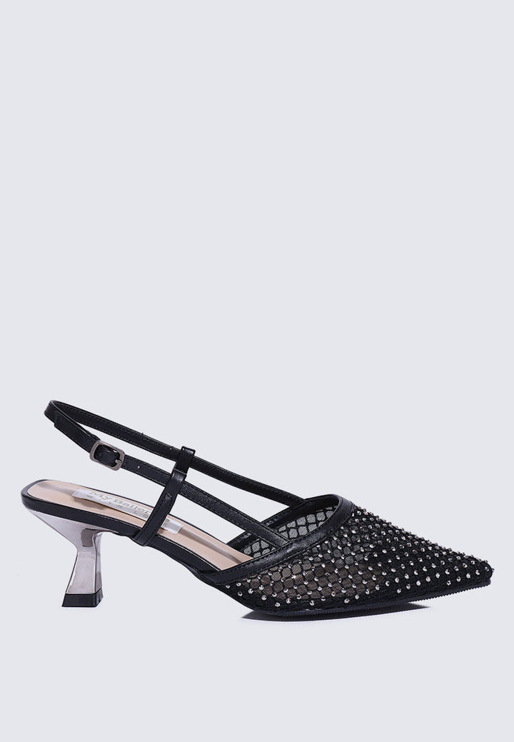Gwen Comfy Heels In Black