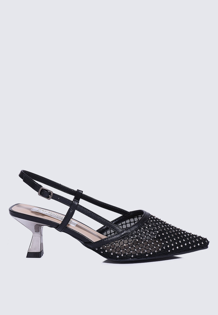 Gwen Comfy Heels In Black
