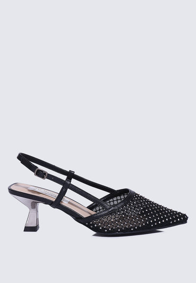 Gwen Comfy Heels In Black